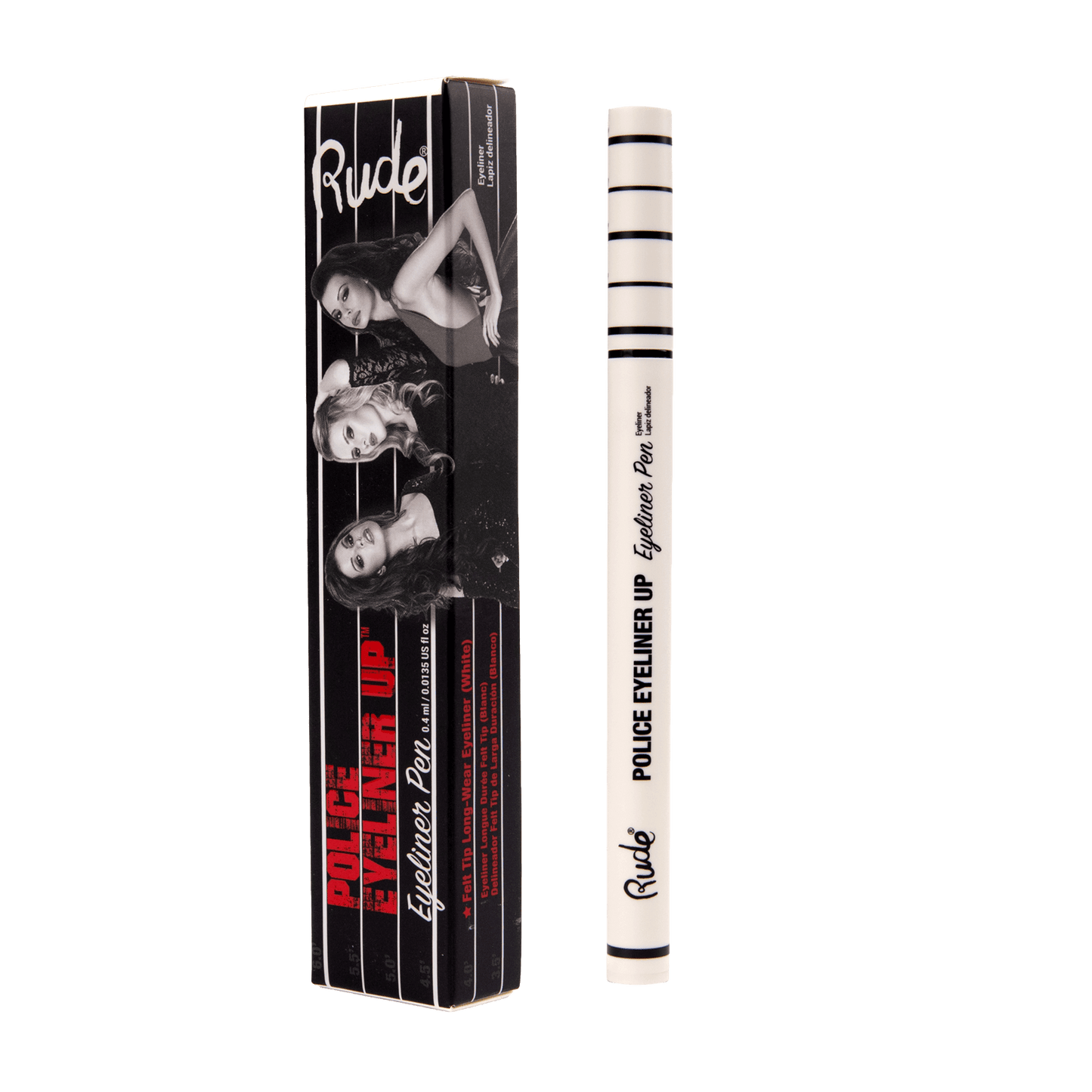 Caneta Eyeliner Police Eyeliner Up Top Dog (Branca)