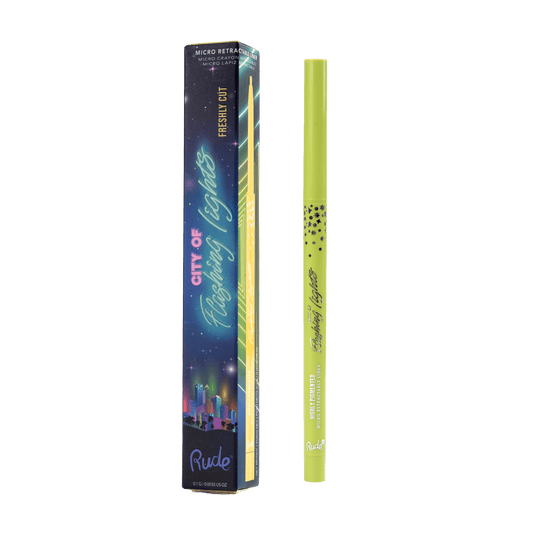 City of Flashing Lights Micro Retractable Liner Freshly Cut