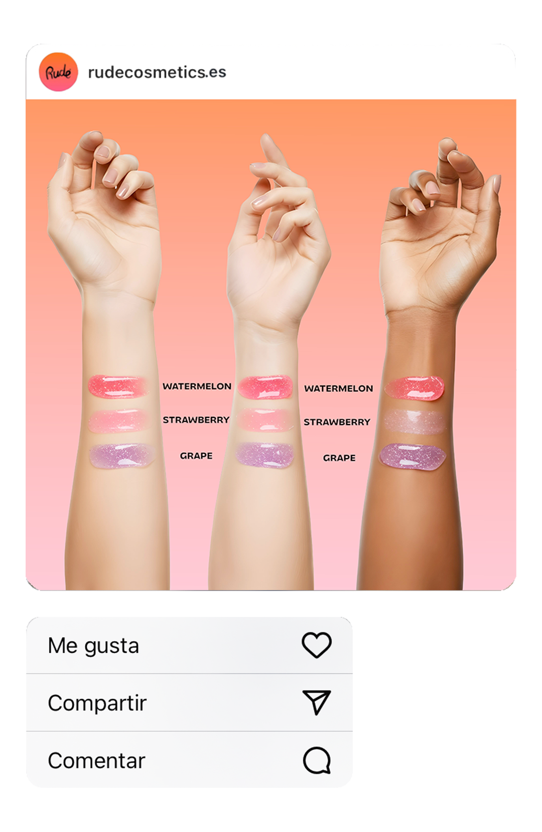 Manga Collection Manga Sparkle Lip Oil Strawberry