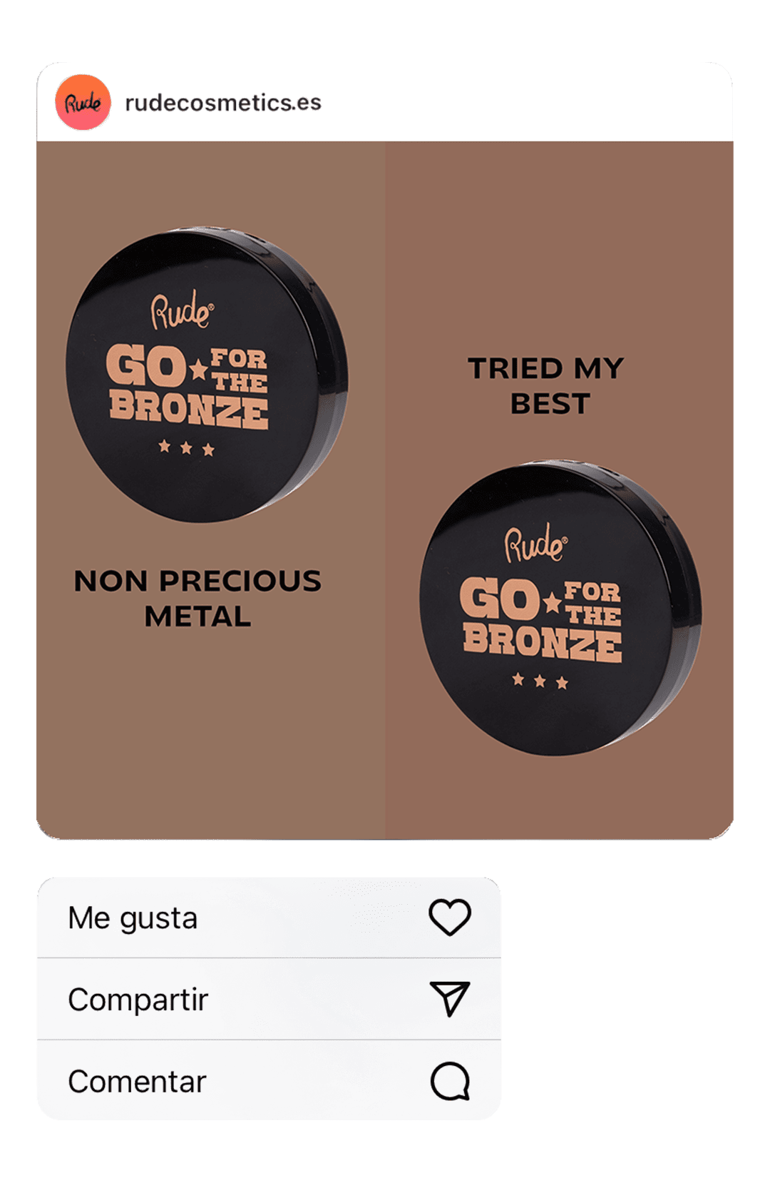 Go For The Bronze Bronzer Non Precious Metal (Matte)