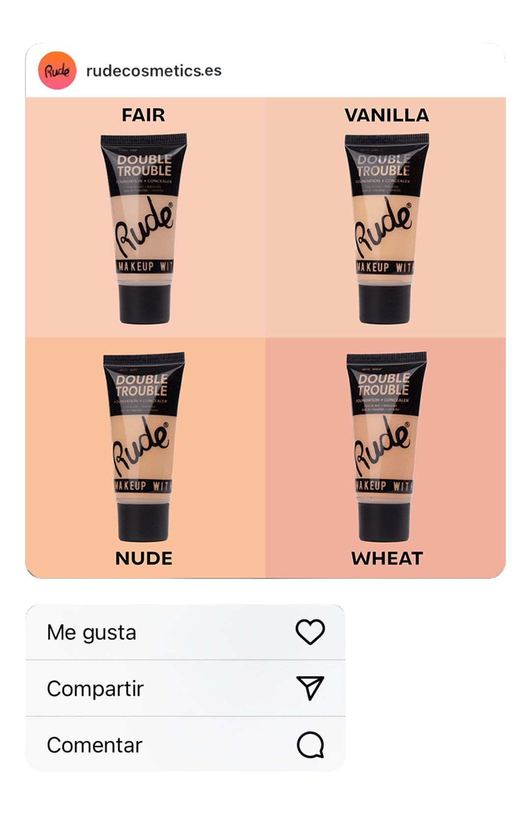 Double Trouble Foundation + Concealer Nude