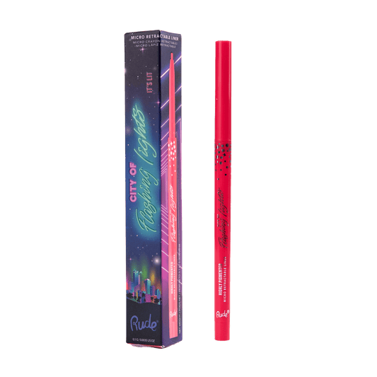 City of Flashing Lights Micro Retractable Liner It's Lit