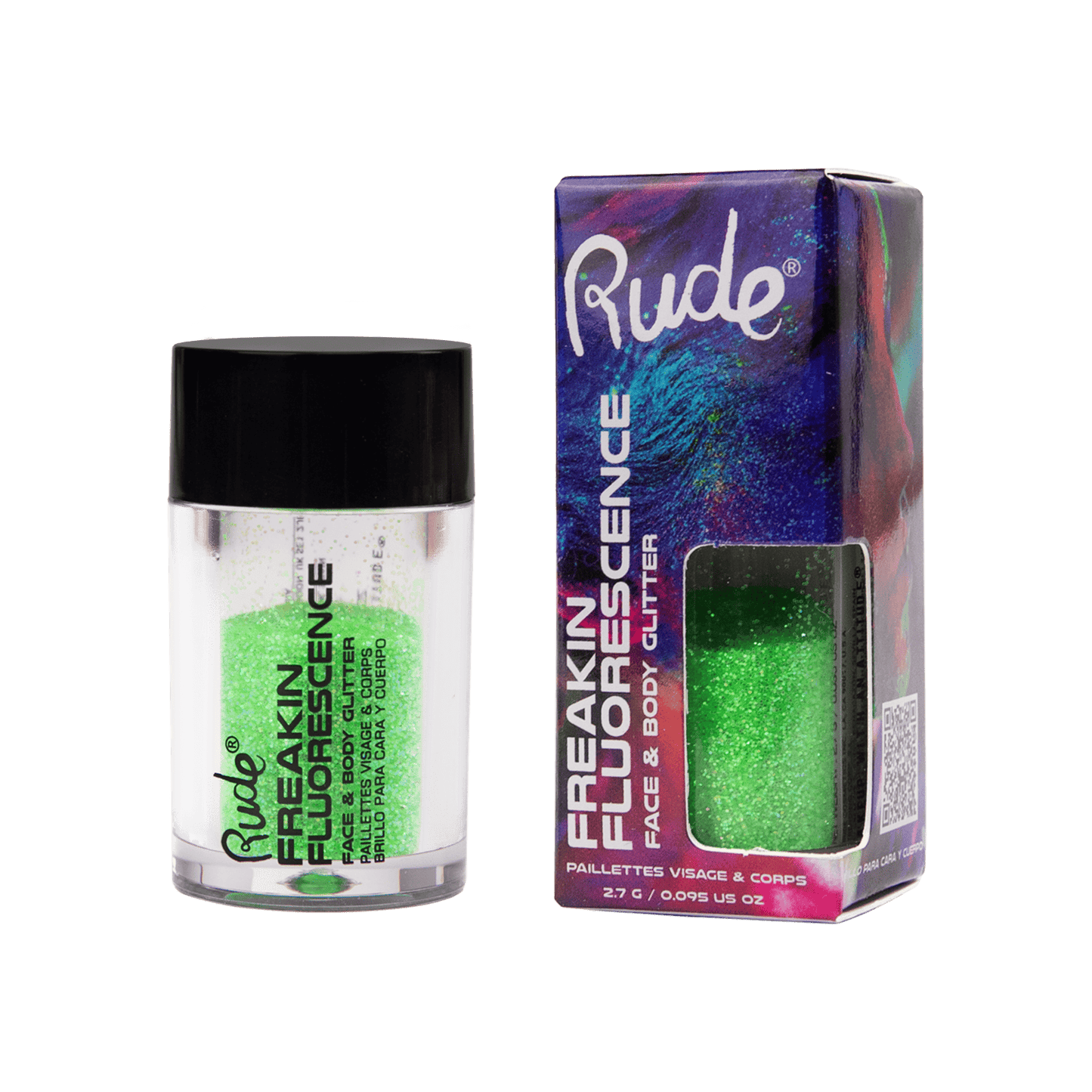 Freakin Fluorescence Face & Body Glitter Rave Wave