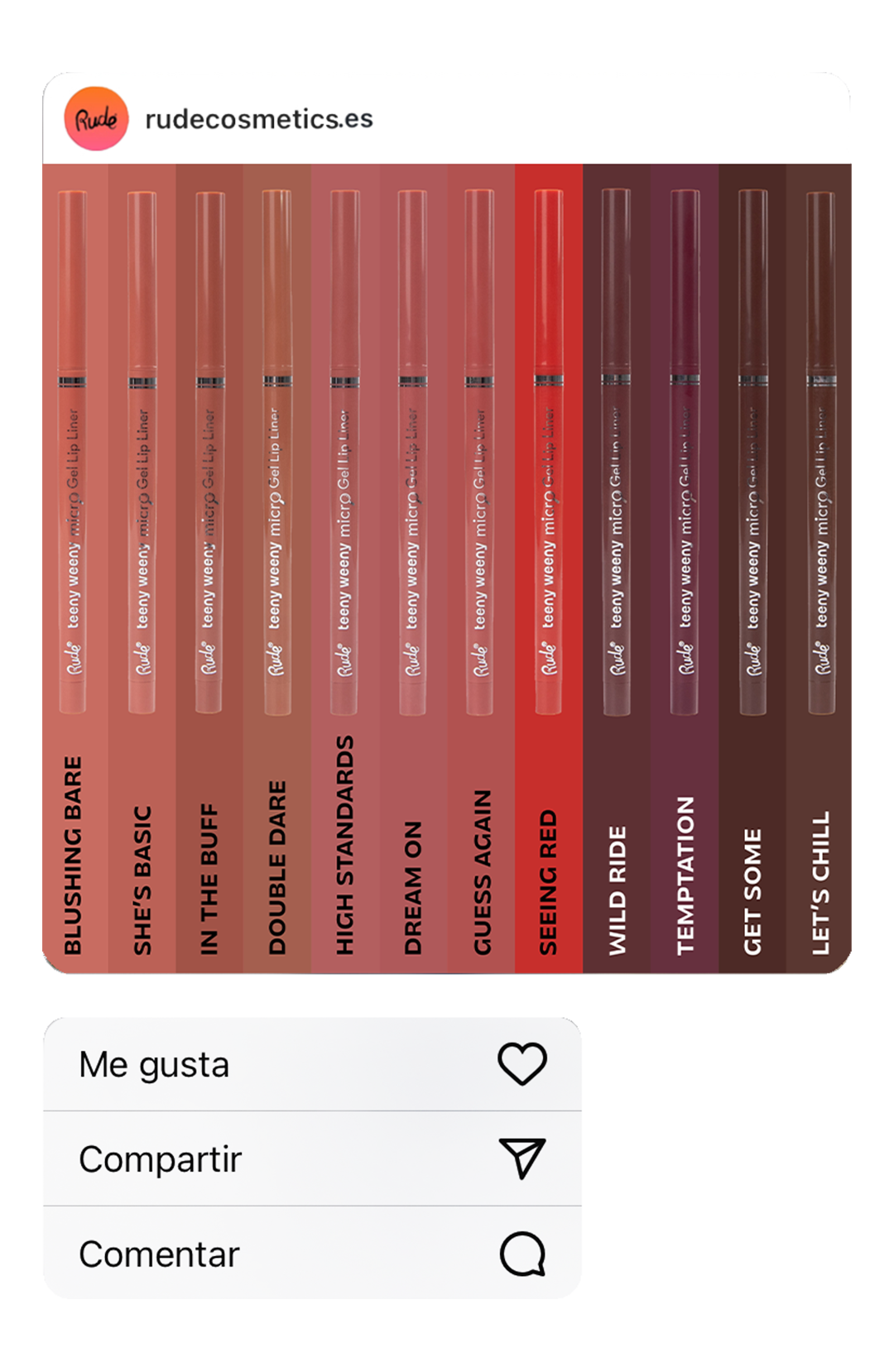 Teeny Weeny Micro Gel Lip Liner Dream On